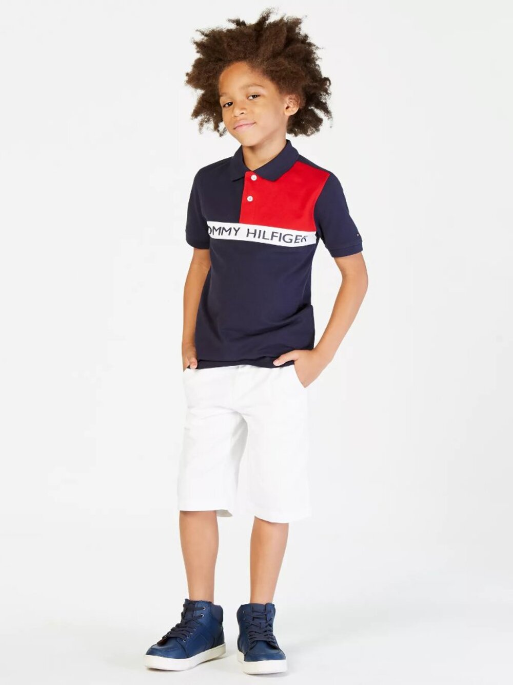 NWT Tommy Hilfiger colorblock polo 3T